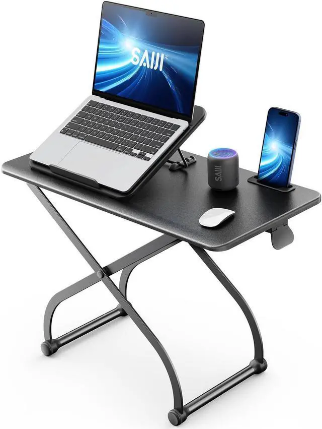 Main image of SAIJI Standing Desk Converter + Bed Table