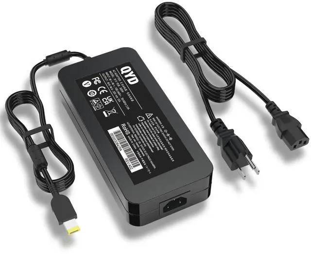 Main image of QYD 300W 20V 15A AC Power Adapter Laptop Charger Compatible with Lenovo Legion 5 Pro 16ACH6H 5-15ITH6H 5-17ITH6H 5-17ACH6H Legion 7 16ITHG6 7-16ACHG6 Gaming Laptop Slim Tip Power Supply Cord