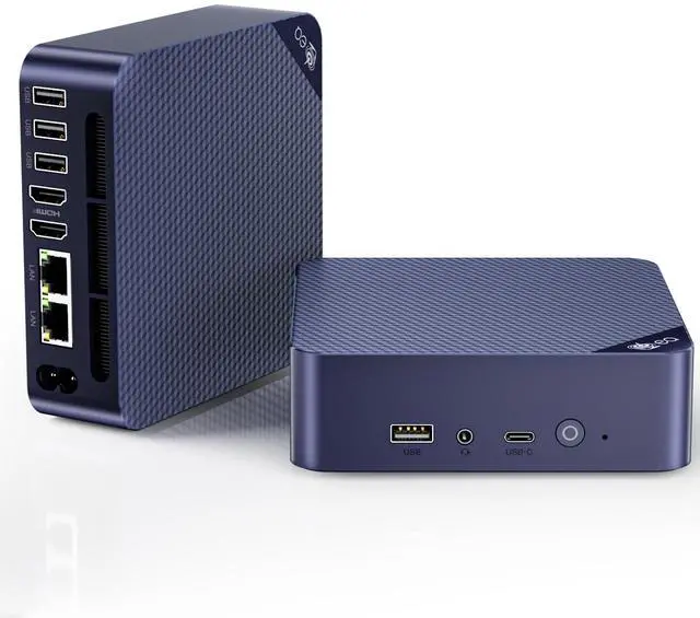 Main image of Beelink EQ14 Mini PC, Intel 13th Twin Lake-N150 (up to 3.6GHz, Upgraded N100), 16GB DDR4 RAM 500GB M.2 SSD, Dual LAN Mini Desktop Computer Support 4K@60Hz Dual Display/WiFi 6/BT 5.2 for Home/Office