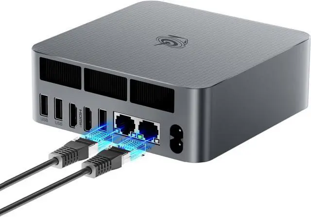 Main image of Beelink EQR5 Mini PC, AMD Ryzen 5 5650U(7nm, 6C/12T) up to 4.2GHz, Mini Computer 16GB DDR4 RAM 500GB PCIe3.0x4 SSD, Micro PC 4K@60Hz Dual HDMI Display/WiFi6/BT5.2/Office/Home/HTPC/W-11 Pro