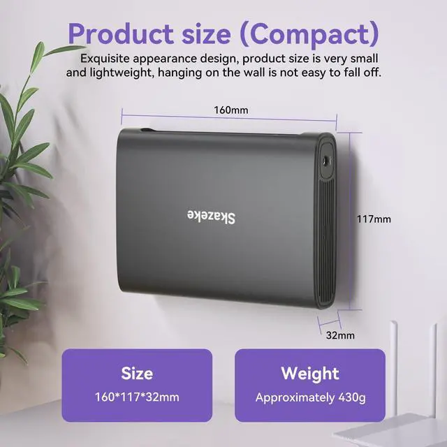 Alt view image 5 of 5 - Skazeke Rechargeable Mini UPS 5/9/12V 27000mAh DC Output Lithium ion Battery Pack for LED Strip, Portable Li-ion Power Bank with Charger, 5V USB Output for Router, Modem, Smartphone and More