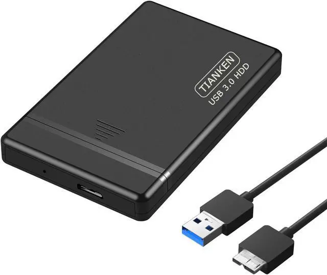 Main image of Tianken 1TB 2.5'' Ultra Slim Portable External Hard Drive USB 3.0 HDD Storage for PC, Mac, Laptop, Desktop, PS4, Xbox one