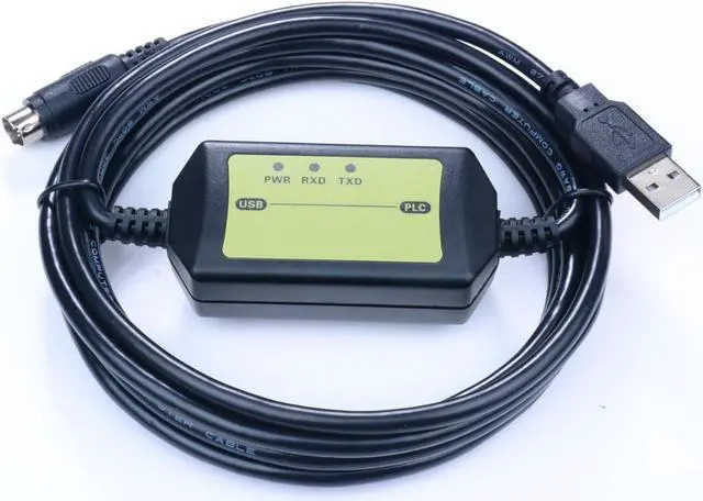 Alt view image 2 of 5 - Washinglee USB-ACAB230 USB Programming Cable for Delta PLC DVP EX ES EH EN Series, for USB-ACAB230 Replacement, 6 FT