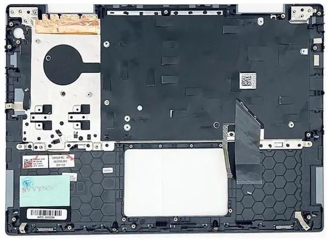 Alt view image 2 of 5 - wzqrps Replacement Laptop Upper Case Palmrest Backlit Keyboard Assembly Part for Dell Inspiron 14 5481 5482 5485 5491 09VMHF 9VMHF Gray