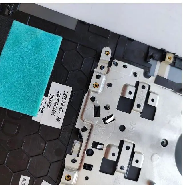 Alt view image 5 of 5 - wzqrps Replacement Laptop Upper Case Palmrest Backlit Keyboard Assembly Part for Dell Inspiron 14 5481 5482 5485 5491 09VMHF 9VMHF Gray