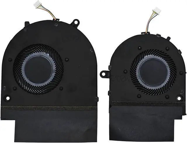 Alt view image 2 of 5 - ZHAWULEEFB Replacement New Laptop CPU+GPU Cooling Fan for HP Envy 17M-CG 17M-CG0013DX 17M-CG1013DX TPN-C146 Series L87962-001 L87961-001 EG50040S1-1C210-S9A EG50040S1-1C220-S9A DC5V 2.25W Fan