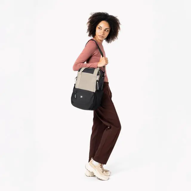 Alt view image 5 of 5 - Sherpani Camden, Convertible Backpack, 3 in 1 Tote Bag, Crossbody Bag for Women, Cross Body Purse, 21L Travel Backpack, Travel Gifts, RFID Protection, Fits 15 Laptop (Con Leche Classic)