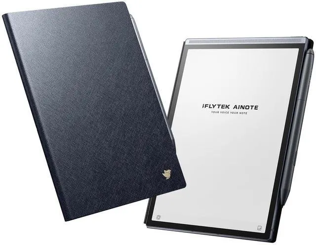 Main image of AINOTE Air 2 E Ink Tablet, Blue Protective Case for iFLYTEK ePaper Tablet 8.2", Note Taking & E Paper Tablet for Adults, Premium PU Leather, Slim& Lightweight
