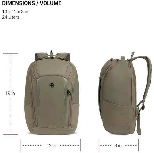 Alt view image 5 of 5 - SwissGear Viibe III, Olive, 19 Inch