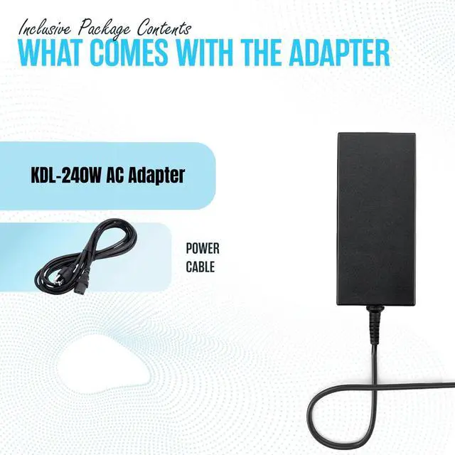 Alt view image 2 of 5 - Laptop Charger 240W (UL Safety Certified) 19.5V 12.3A Power Supply Fit for Dell Alienware M17 R1 R2 R3 R4 R5 M17X R2 R3 M18X Area-51m R2 G5 G7 Gaming Laptop Power Cord AC Adapter
