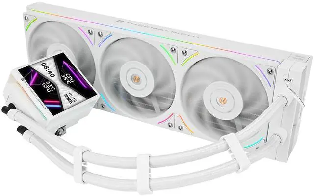 Main image of Thermalright Hyper Vision 360 UB ARGB White CPU AIO Cooler,360mm Radiator, Magnetic Panel-IPS LCD Screen with 480x480 Resolution,for AM4/AM5;Intel LGA1851/1700,3.95in Screen High Performance Pump