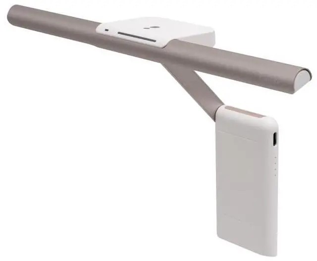 Main image of BenQ LaptopBar Laptop Monitor Light Bar (White), Auto-Dimming, Brightness and Hue Adjustment, Keyboard Light, USB Charged, Space-Saving, Eye-Caring Laptop Light for Travel, Work, Home, Entertainment