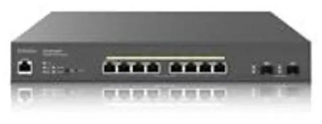 Alt view image 3 of 3 - EnGenius Cloud Managed ECS2510FP 8-Port Multi-Gigabit L2+ PoE+ Switch with 240W & 2 SFP+ Uplink Ports