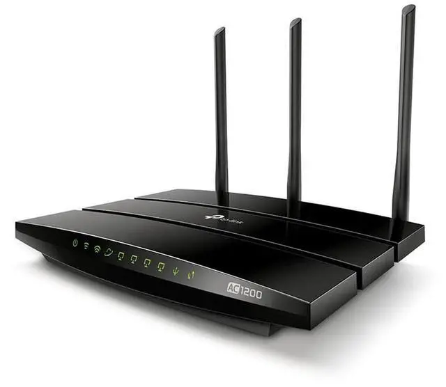 Alt view image 3 of 5 - TP-Link AC1200 Gigabit Smart WiFi Router - 5GHz Gigabit Dual Band Wireless Internet Router, Supports Guest WiFi, Black