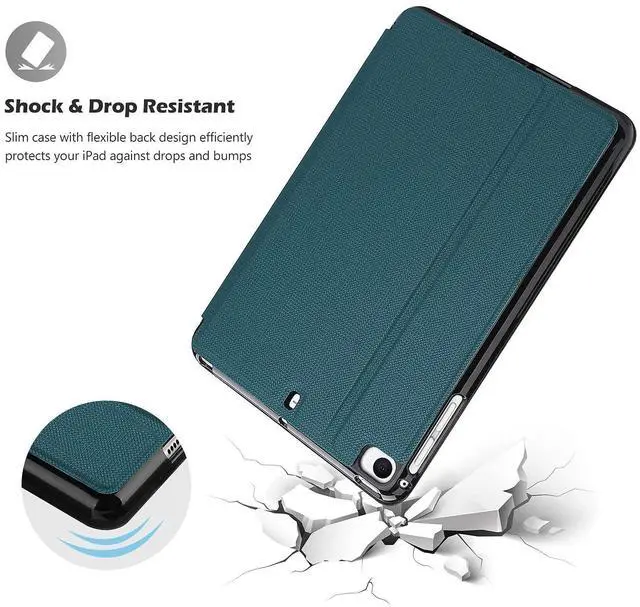 Alt view image 5 of 5 - ProCase iPad Mini Case for iPad Mini 5 2019/ Mini 4, Mini 1 2 3 -Teal Bundle with iPad Mini 1 2 3 Screen Protectors, Tempered Glass Screen Film Guard Screen Protector