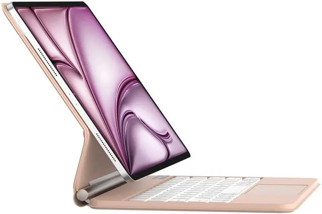 Main image of Magic Keyboard Case for iPad Air 11-inch M2 2024, iPad Pro 11 4th/3rd/2nd/1st Gen, Magnetic Keyboard Case with Multi-Touch Trackpad, Floating Stand, White Backlit Keyboard for iPad Air 5th/4th Gen