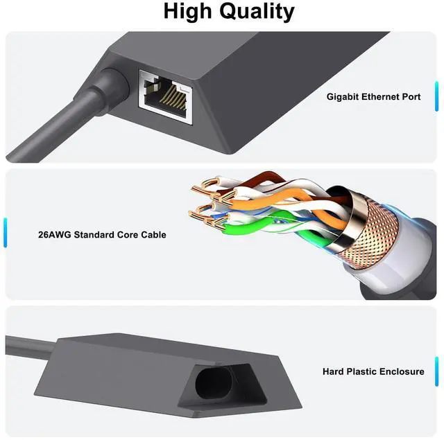 Alt view image 5 of 5 - Azduou Ethernet Adapter for Starlink Satellite Internet V2 Wired External Network for Rectangle Dish, Starlink Ethernet Adapter for Standard Actuated Gen 2