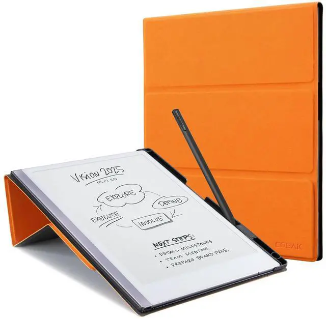 Main image of CoBak Case for Remarkable 2 - Pen Holder & Foldable Stand - Orange