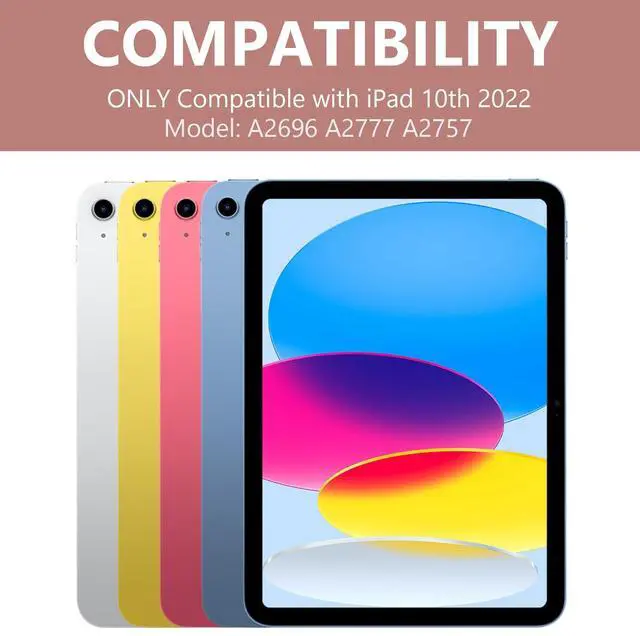 Alt view image 2 of 5 - COO for iPad A16 11th 10th Generation Case with Keyboard, Detachable Wireless Bluetooth Keyboard Case with Pencil Holder for iPad 11 inch 2025 10th Gen 10.9 Inch 2022