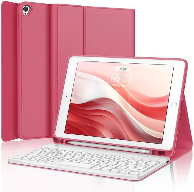 Main image of D DINGRICH iPad Case 10.2 inch with Keyboard 2021, Slim Smart Case for iPad Air 3rd Gen/iPad Pro 10.5" - Built-in Pencil Holder - Rechargeable Bluetooth Keyboard - iPad Keyboard Case 9th/8th/7th Gen
