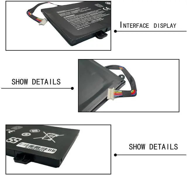 Alt view image 4 of 5 - SG03XL SGO3XL SG03061XL Laptop Battery Replacement for HP Envy 17-U000 M7-U000 17-U275CL U177CL U273CL U163CL U175NR U153NR U110NR U011NR U108CA M7-U109DX U009DX 17T-U000(11.55V 5150mAh 61.6Wh)
