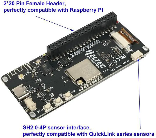 Alt view image 4 of 5 - 2.9" E-Ink Display LoRa IoT Development Board Low Power ESP32-S3R8 WiFi BLE SX1262 LoRa Module 915MHz for Arduino Mashtastic Raspberry PI
