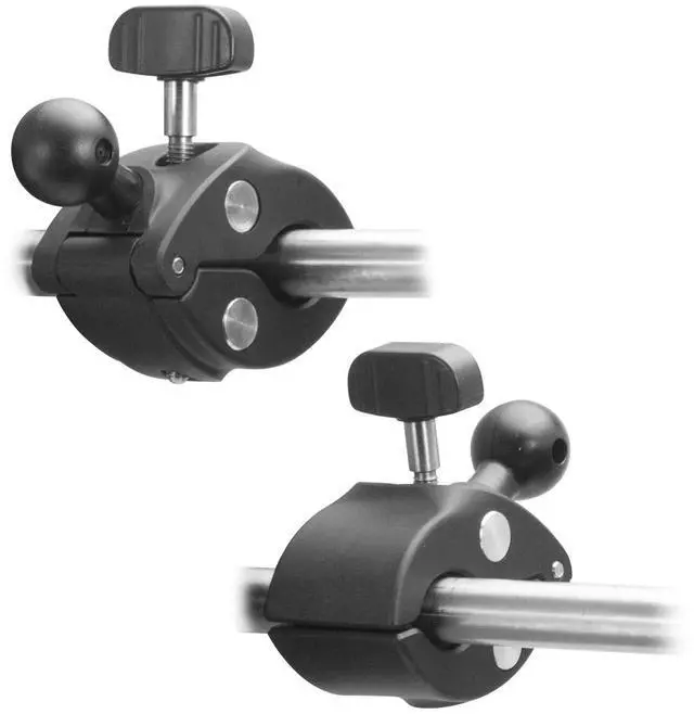 Alt view image 4 of 5 - iBOLT TabDock Grip- Post/Pole Mount for Carts, Wheelchairs, Boats, Tripods, Gym Equipment, Strollers, Golf Carts, Tractors Etc. Fits 7-10 inch Tablets and Posts 18mm-35mm in Diameter