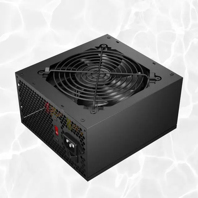 Alt view image 3 of 5 - ATX Non Modular 600W Power Supply with Automatic Thermal Control 120mm Fan, Black ICESHARKS.