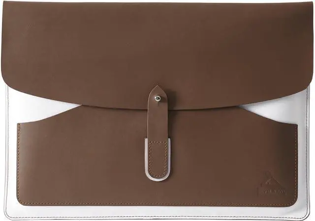 Main image of BEVEL & AWL Contrast Couture 100% Leather Sleeve for 14 Inch (M1, M1 Pro, M2, M2 Pro & M3) 2021-2024, Premium Handcrafted, Sleeve for 13 Inch & 14 Inch Case