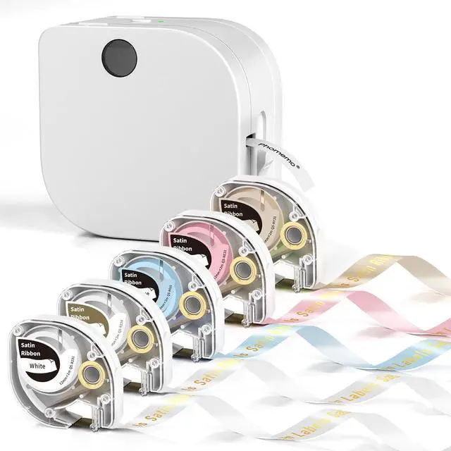 Main image of Phomemo P12 Portable Bluetooth Mini Sticker Maker Thermal Printer Handheld Label Maker, Rich Icon Font Multiple Templates, Easy to Use for Office Home Organization