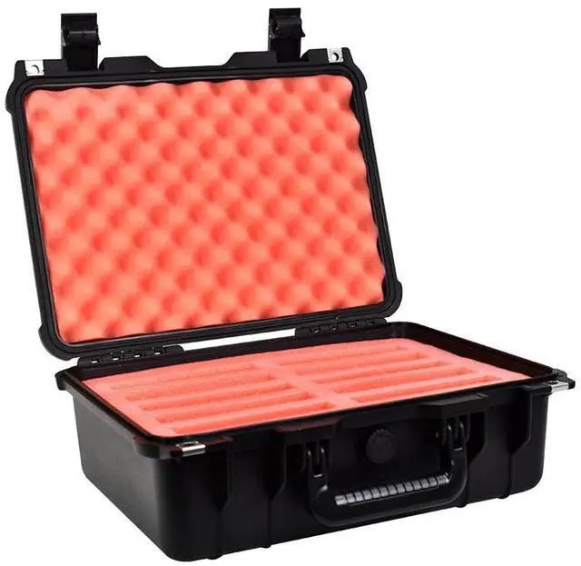 Main image of SiForce Hard Drive Rugged Transport Case, Protect Hard Drives (L10, 10 x 3.5 Inch Hard Drives)