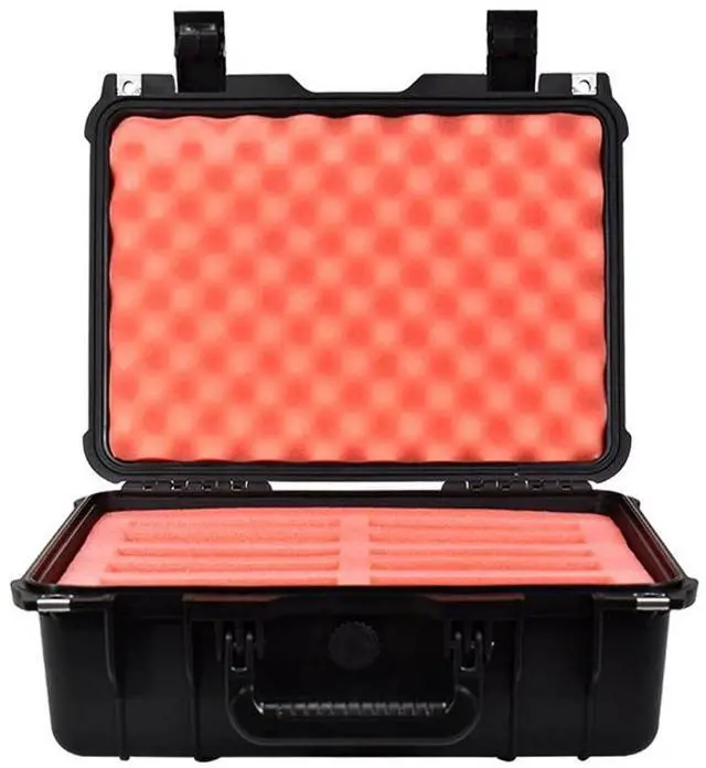 Alt view image 5 of 5 - SiForce Hard Drive Rugged Transport Case, Protect Hard Drives (L10, 10 x 3.5 Inch Hard Drives)