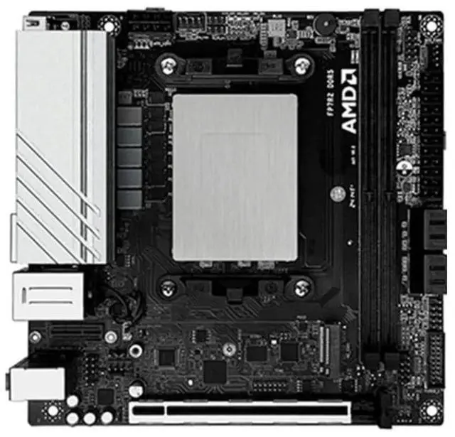 Main image of N17 NAS Motherboard AMD Ryzen 7 7840HS 2xNVMe 4xSATA3.0 1x PCIEx8 2xDDR5 2x2.5G LAN 17x17 Gaming ITX Mainboard HDMI*2 DP Mini ITX Soft Routing Board