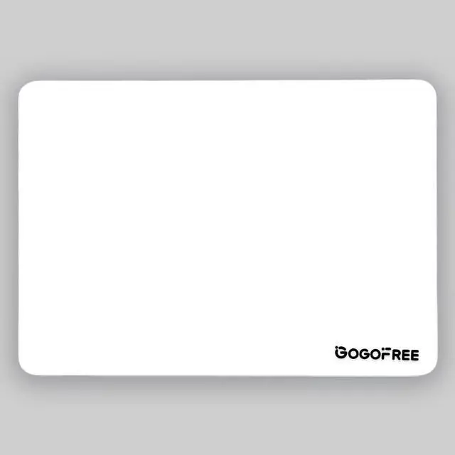 Main image of Tempered Glass Gaming Mouse Pad, Professional Esport Hard Mouse Mat Ultra-Smooth Micro-Etched Surface for Top Speed and Control, Non-Slip Mousepad, Dirt & Scratch Resistant (White, 15.75"x19.69")