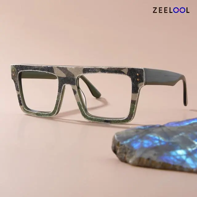 Alt view image 2 of 5 - Zeelool Classic Oversized Aviator Blue Light Blocking Glasses for Men TV Phone Computer Gaming Glasses Killian ZJGA358799-01 Green