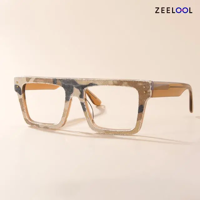 Alt view image 2 of 5 - Zeelool Classic Oversized Aviator Blue Light Blocking Glasses for Men TV Phone Computer Gaming Glasses Killian ZJGA358799-03 Brown