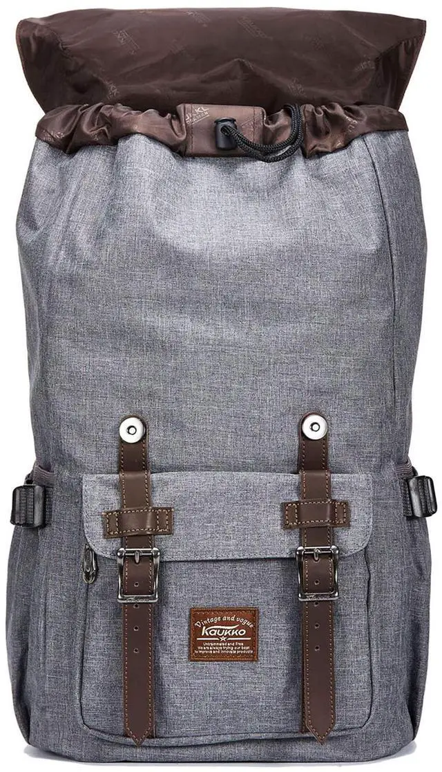Alt view image 3 of 5 - KAUKKO Travel Laptop Backpack, Outdoor Rucksack, Causal backpack Fits 15.6"(Oxford Grey)