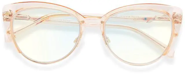 Alt view image 4 of 4 - PRIVÉ REVAUX The Veronica Cantaloupe/Clear