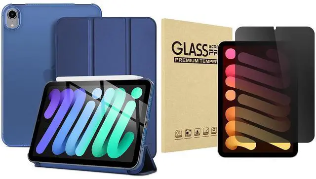 Main image of ProCase iPad Mini 6 Case 8.3 Inch 2021 Bundle with iPad Mini 6 8.3 Inch 2021 Privacy Screen Protector