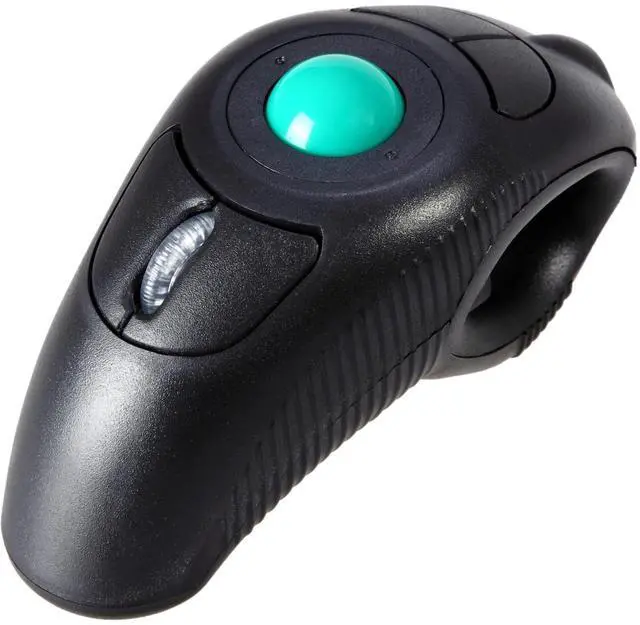 Main image of EIGIIS 2.4G Ergonomic Trackball Handheld Finger USB Mouse Wireless Optical Travel DPI Mice for PC Laptop Mac Left and Right Handed