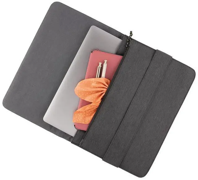 Alt view image 4 of 5 - [U] by UAG Mouve 16-inch Laptop Sleeve Sleek & Modern Padded Protective Carrying Case Snug Tailor Fit, up to 16-inch Devices, Compatible with MacBook Pro, Dark Grey