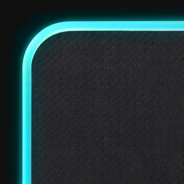Alt view image 5 of 5 - ENHANCE Voltaic 2 Gaming Mouse Pad - Hard Mouse Pad with Low Surface Friction, 7 LED Colors, Brightness Controls - Large Gaming Mat (13.75 x 9.9 in) with Smooth Surface for PC Gamer, Desktop