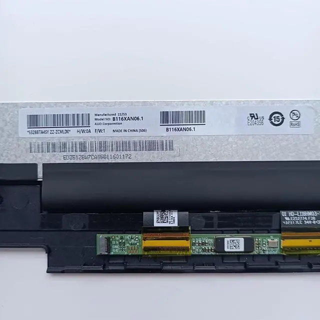 Alt view image 4 of 5 - D-KXCPELE Screen Replacement for Acer Chromebook 11 R756T (Touch) LCD Module Display Touch Screen Digitizer Assembly w/Bezel and G-Sensor Board 30Pin 6M.KEDN7.001