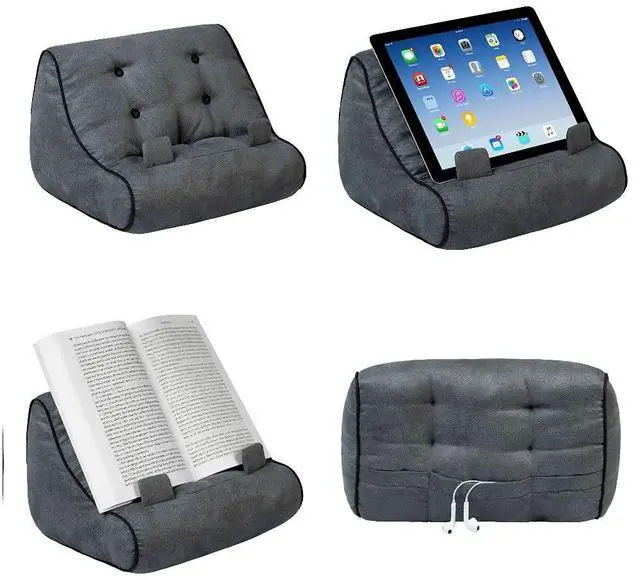 Main image of Gifts for Readers & Writers Book Couch iPad Stand | Cushioned Tablet Stand & Book Holder| Reading Pillow for Bed Time | Tablet Lap Rest Cushion | A Fun Gift for Book Lovers