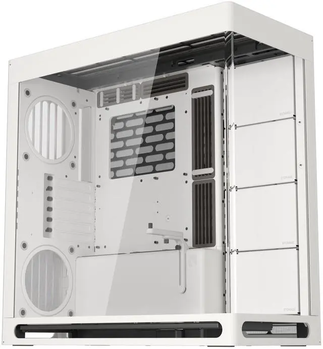 Main image of HAVN HS 420 Dual-Chamber Mid Tower PC Case ATX White | Hybrid Design, 11x 140mm Fan Slots & 3X 420mm Radiator Support, SimpliCable Cable Management, Tempered Glass, PWM Fan Hub