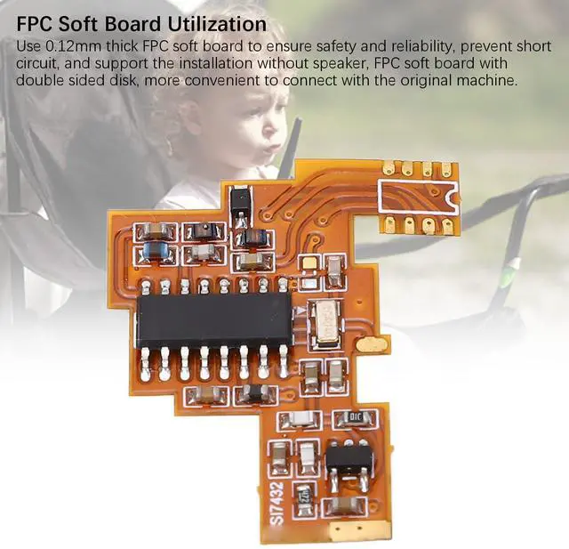 Alt view image 2 of 5 - Radio Modification Module for Quansheng K6 K5, Modification Module Including SI4732 Chip V2 FPC Version Crystal Oscillator Parts