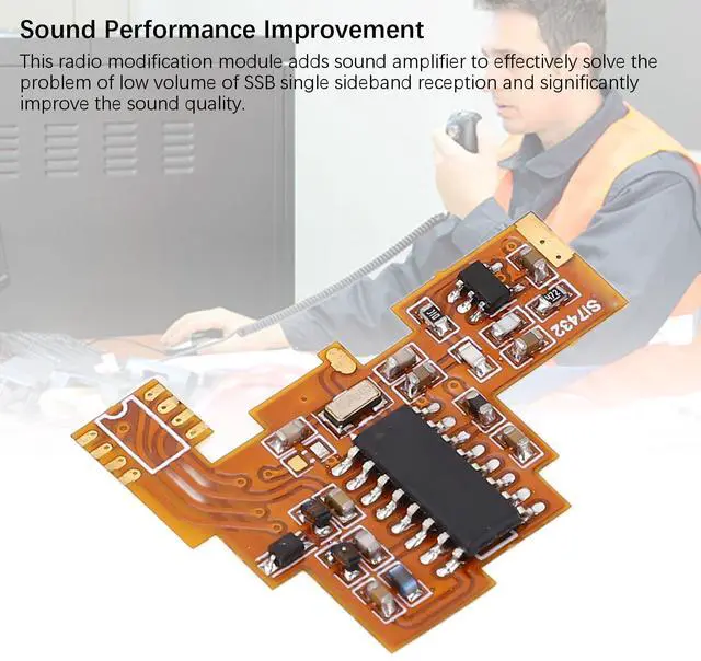 Alt view image 3 of 5 - Radio Modification Module for Quansheng K6 K5, Modification Module Including SI4732 Chip V2 FPC Version Crystal Oscillator Parts