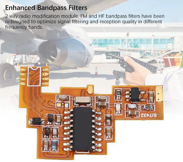 Alt view image 4 of 5 - Radio Modification Module for Quansheng K6 K5, Modification Module Including SI4732 Chip V2 FPC Version Crystal Oscillator Parts