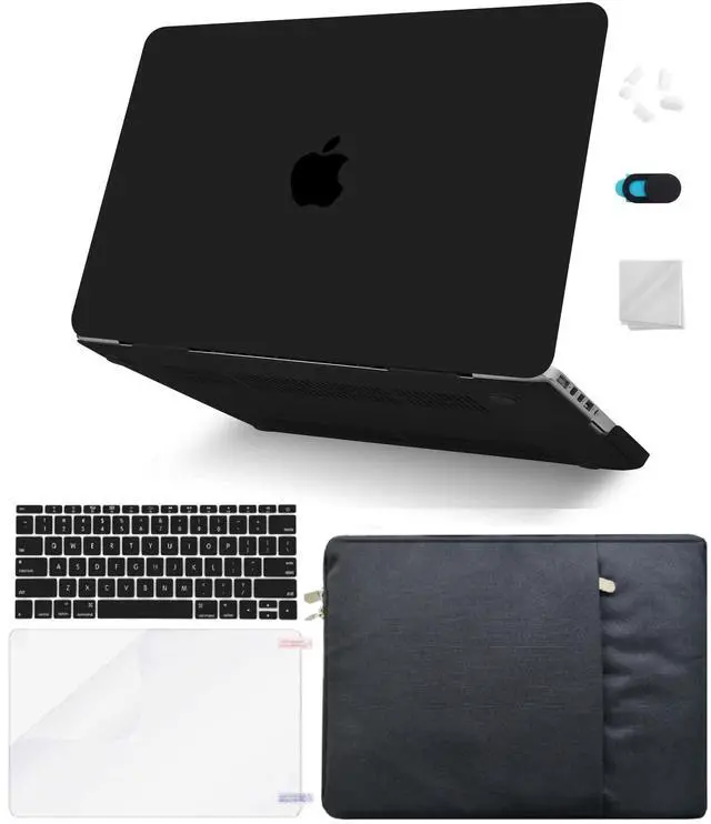 Main image of KECC Compatible with MacBook Pro 16 inch Case 2025 2024-2021 Release M4-M1 A3403 A3186 A2991 A2780 A2485 Protective Plastic Hard Shell + Keyboard Cover + Sleeve + Screen Protector, Matte Black