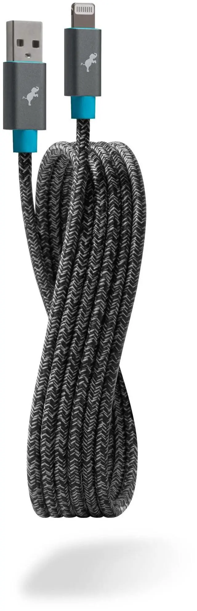 Main image of Nimble USB A to Lightning Cable 2M/6.6FT [MFi Certified] Durable Lightning Cord Compatible with iPhone 14 13 12 SE 11 Pro Max XR XS X 8 7 6S 6 Plus iPad, and AirPods - USB to Apple Lightning Cable